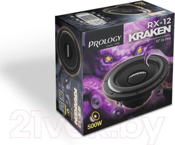Изображение товара Головка сабвуфера Prology RX-12 Kraken