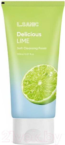 Изображение товара Пенка для умывания L.Sanic Delicious Lime Soft Cleansing Foam (150мл)