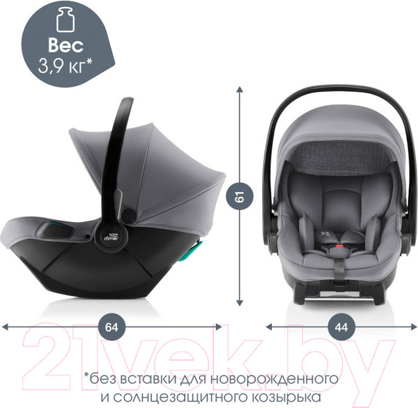 Изображение товара Автокресло Britax Romer Baby-Safe Core (frost grey)