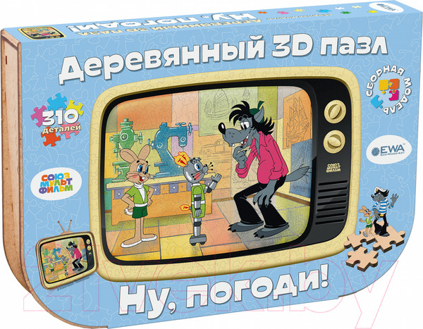 Изображение товара Пазл EWA Союзмультфильм. Ну, погоди!