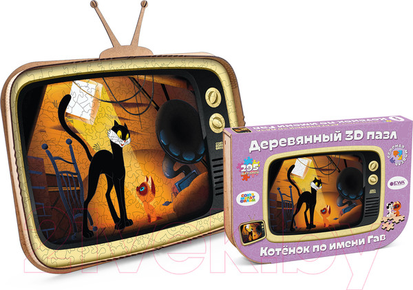 Изображение товара Пазл EWA Союзмультфильм. Котенок по имени Гав