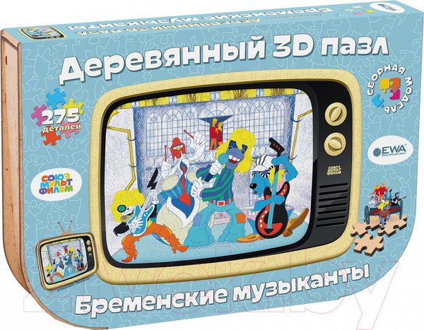 Изображение товара Пазл EWA Союзмультфильм. Бременские музыканты