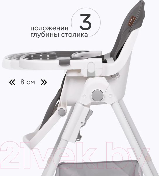 Изображение товара Стульчик для кормления Tomix Lucky / HA-028 (серый)