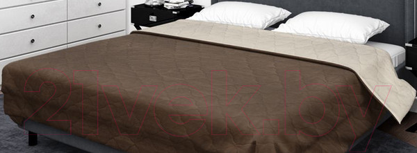 Изображение товара Покрывало Бояртекс №19-1218 (240x210, горький шоколад)