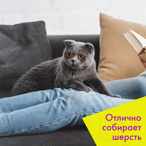 Изображение товара Ролик для чистки одежды Laima 608383 со сменными блоками (4x50л)