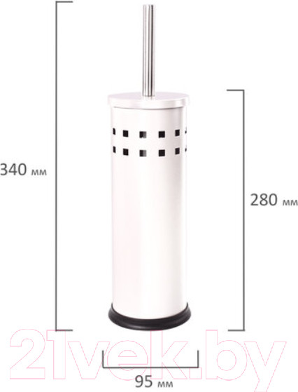 Изображение товара Ершик для унитаза Laima 604962