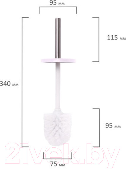 Изображение товара Ершик для унитаза Laima 604962