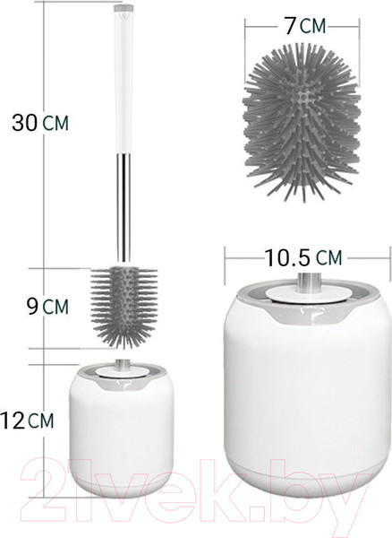 Изображение товара Ершик для унитаза Laima 608133