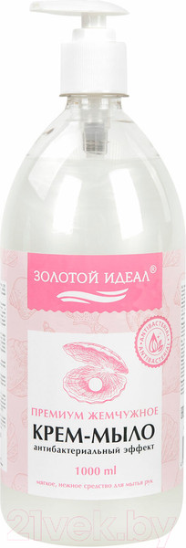 Изображение товара Мыло жидкое Золотой идеал Премиум Жемчужное / 608284 (1л)