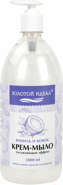Изображение товара Мыло жидкое Золотой идеал Ваниль и кокос / 608286 (1л)