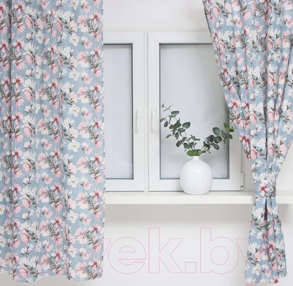 Изображение товара Комплект штор Доляна Магнолия / 9828481 (150x180)