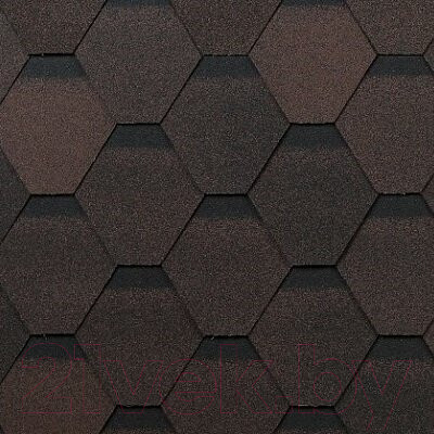 Изображение товара Черепица Технониколь Соната Коричневый 6S4X21-0702RUS (упаковка)