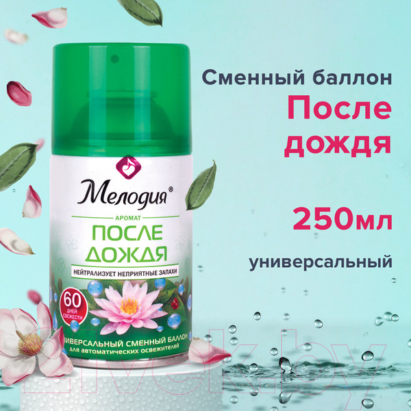 Изображение товара Сменный блок для освежителя воздуха Мелодия После дождя (250мл)