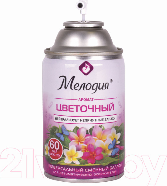 Изображение товара Сменный блок для освежителя воздуха Мелодия Цветочный (250мл)