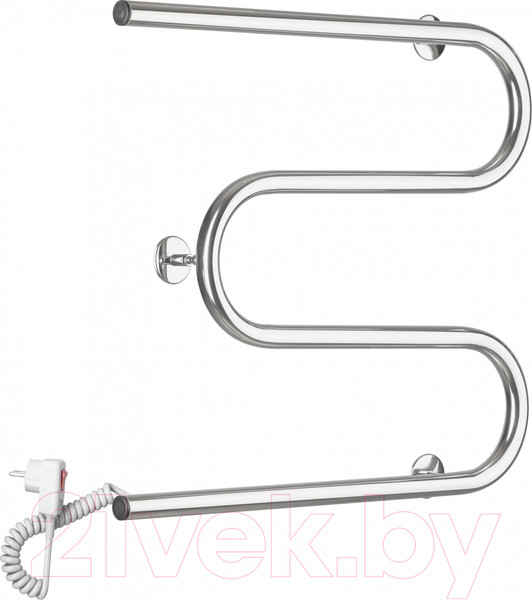 Изображение товара Полотенцесушитель электрический Ростела М-образный 50x60 (кабель с кнопкой, левый)