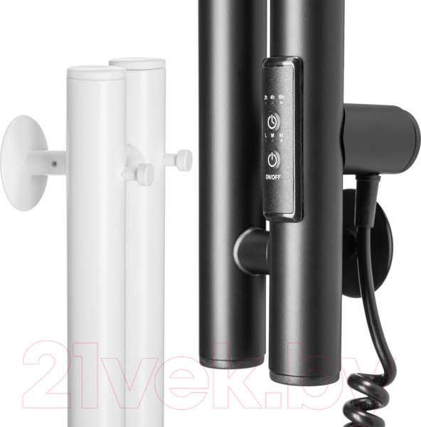 Изображение товара Полотенцесушитель электрический Ростела Мини 2 50x1200/2 (с крючками, диммер)