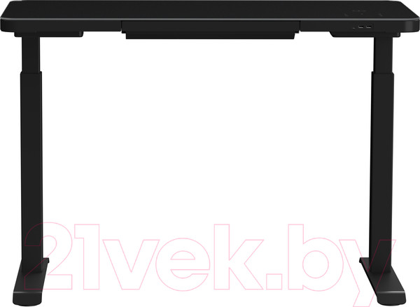 Изображение товара Стол с подъемным механизмом AOKE Europe С эл. приводом двухмоторный 114.5-35 / AK-GT10-YZF2-B (черный)