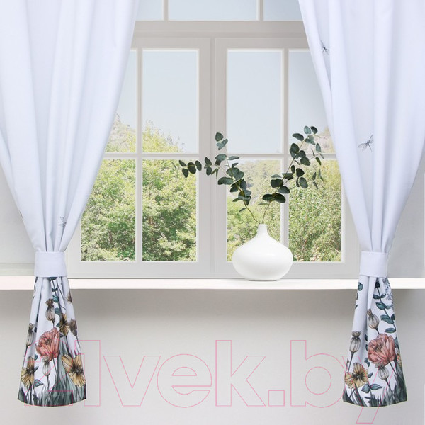 Изображение товара Комплект штор Этель Kitchen Collection / 9933897 (145x180, 2шт, с подхватами)