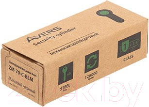 Изображение товара Цилиндровый механизм замка Avers ZM-70-C-BLM