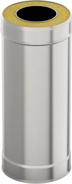 Изображение товара Труба дымохода UMKPRO 0.25м 130x200 AISI 439/439 1мм/0.5мм (К)