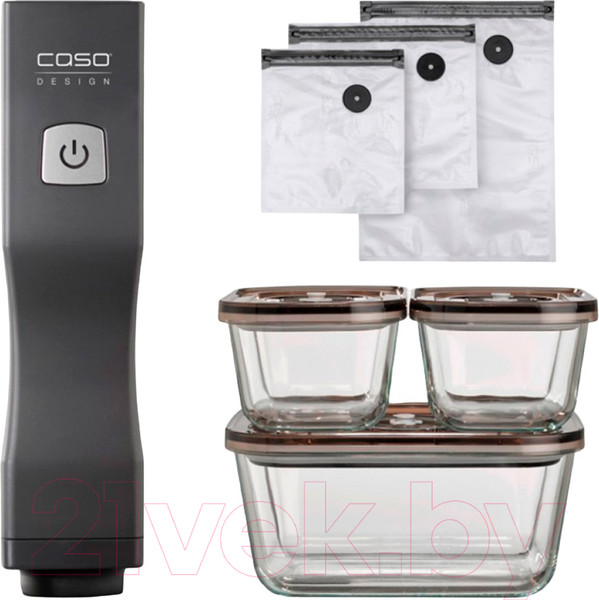 Изображение товара Вакуумный упаковщик Caso Vacu One Touch Eco-Set