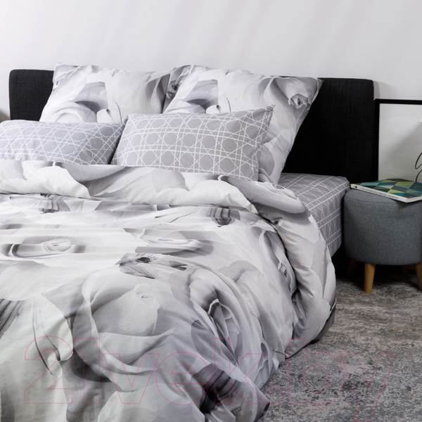 Изображение товара Комплект постельного белья Luisa de Rizzo Розы Евро / 9525938