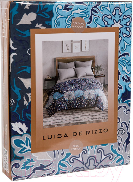 Изображение товара Комплект постельного белья Luisa de Rizzo Бухара 1.5сп 70949-1+70827-2 