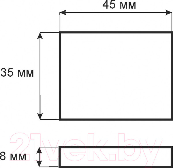 Изображение товара Выключатель для светодиодной ленты AKS Бесконтактный для столешниц с мини-конектором (60W)