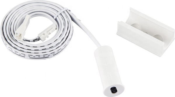 Изображение товара Выключатель для светодиодной ленты AKS Бесконтактный для шкафов накладной/врезной (60W, белый)