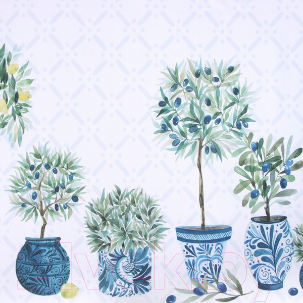 Изображение товара Комплект штор Этель Olives / 9933898 (145x180, 2шт, с подхватами)