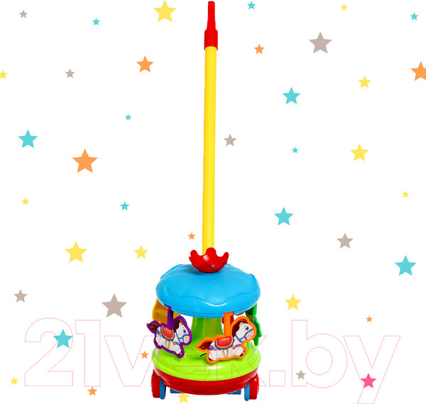 Изображение товара Игрушка-каталка Sima-Land Звонкая карусел 0522 / 9854384