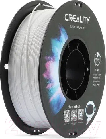 Изображение товара Пластик для 3D-печати Creality CR-PETG 1.75мм / 3301030036 (1кг, белый)