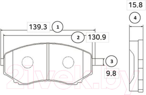 Изображение товара Тормозные колодки CTR GK0656