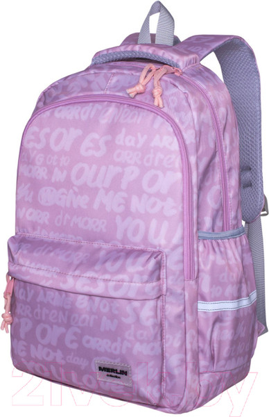 Изображение товара Школьный рюкзак Merlin M509 (розовый)
