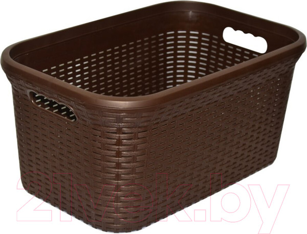 Изображение товара Корзина для белья Violet Ротанг / 263201 (32л, коричневый)
