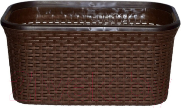 Изображение товара Корзина для белья Violet Ротанг / 263201 (32л, коричневый)