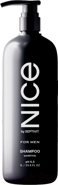 Изображение товара Шампунь для волос NICE by Septivit For Men Для всех типов волос (1л)