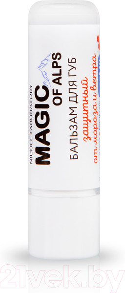 Изображение товара Бальзам для губ Magic Of Alps Защитный от мороза и ветра с SPF10 (4.3г)
