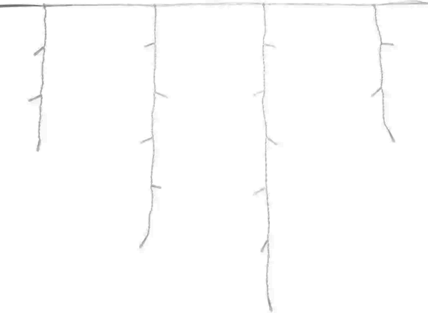 Изображение товара Светодиодная бахрома Neon-Night Айсикл 255-526 (5x0.6м, теплый белый)