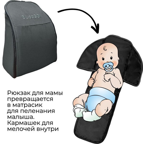 Изображение товара Детская прогулочная коляска Bubago Model One / BG 129-3 (серый)