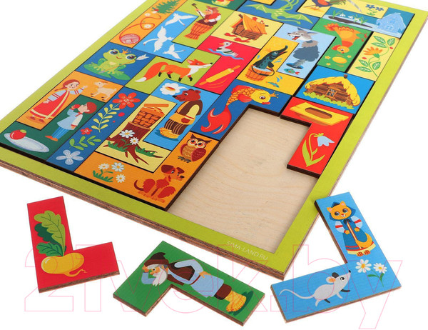 Изображение товара Развивающая игра Лесная мастерская Головоломка-тетрис. Сказки / 6936740