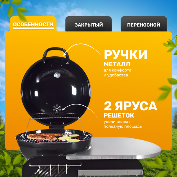 Изображение товара Угольный гриль Sundays KY22022C