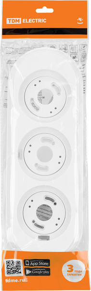 Изображение товара Рамка для выключателей и розеток TDM Виви SQ1820-1091 (белый)