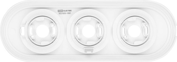 Изображение товара Рамка для выключателей и розеток TDM Виви SQ1820-1091 (белый)