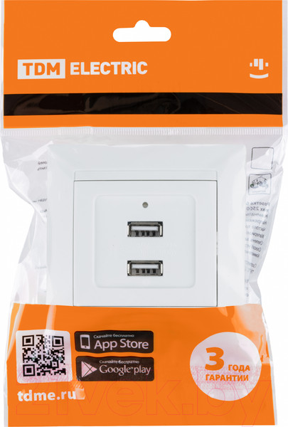 Изображение товара Розетка TDM Лама SQ1815-0041 (белый)