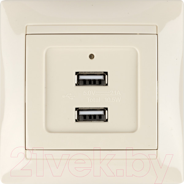 Изображение товара Розетка TDM Лама SQ1815-0141 (слоновая кость)