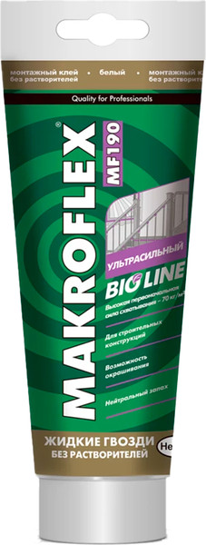 Изображение товара Клей Makroflex MF 190 Прозрачный Bio Line (185г)