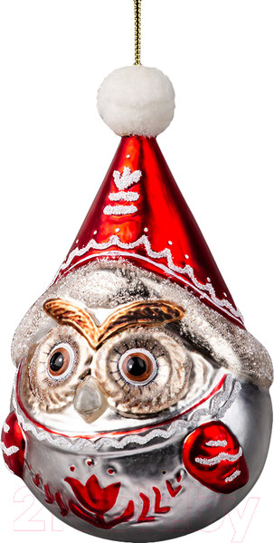 Изображение товара Елочная игрушка Erich Krause Decor. Сова - мотивы Карелии / 59378