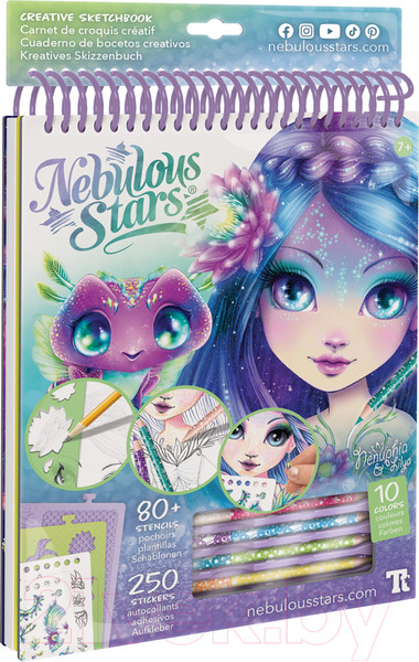 Изображение товара Блокнот-гравюра Nebulous Stars Nenuphia Для девочек / 11132_NSDA