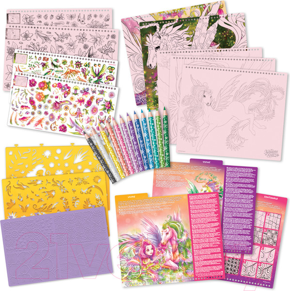 Изображение товара Блокнот-гравюра Nebulous Stars Space Для девочек / 11373_NSDA